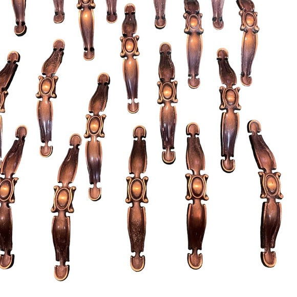 Vintage Brass MCM LOT (30) Kitchen Cabinet Handles Drawer Pulls DIY Restoration - Picture 11 of 16